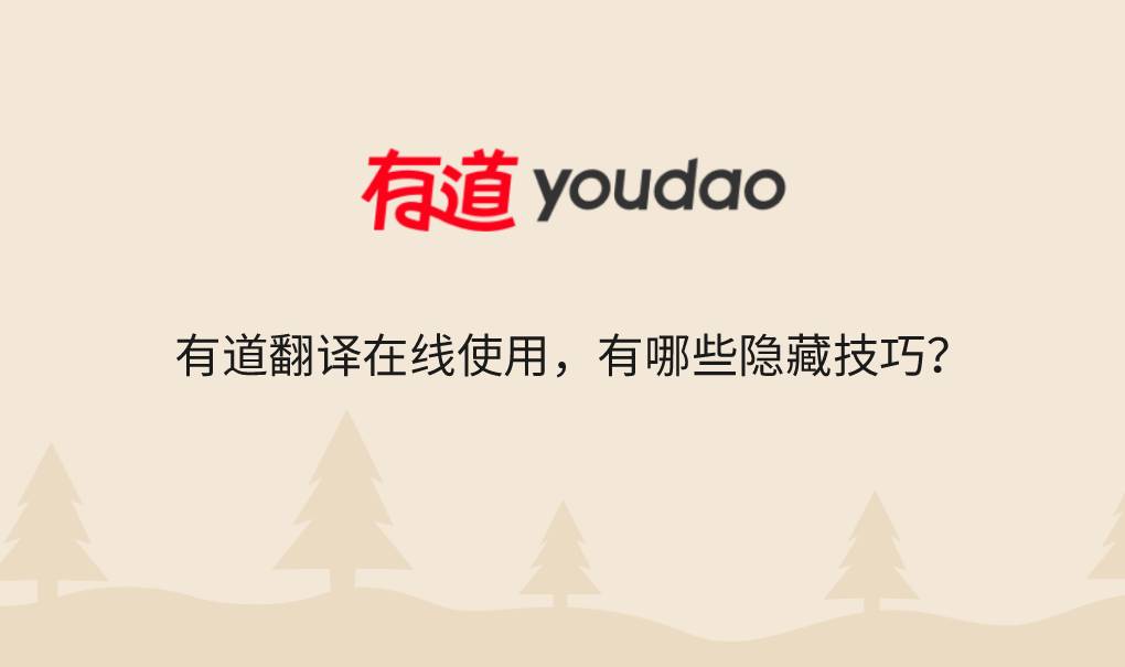 有道翻译在线使用，有哪些隐藏技巧？