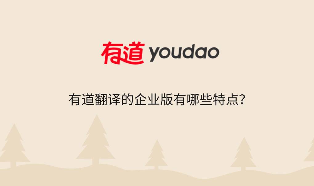 有道翻译的企业版有哪些特点？