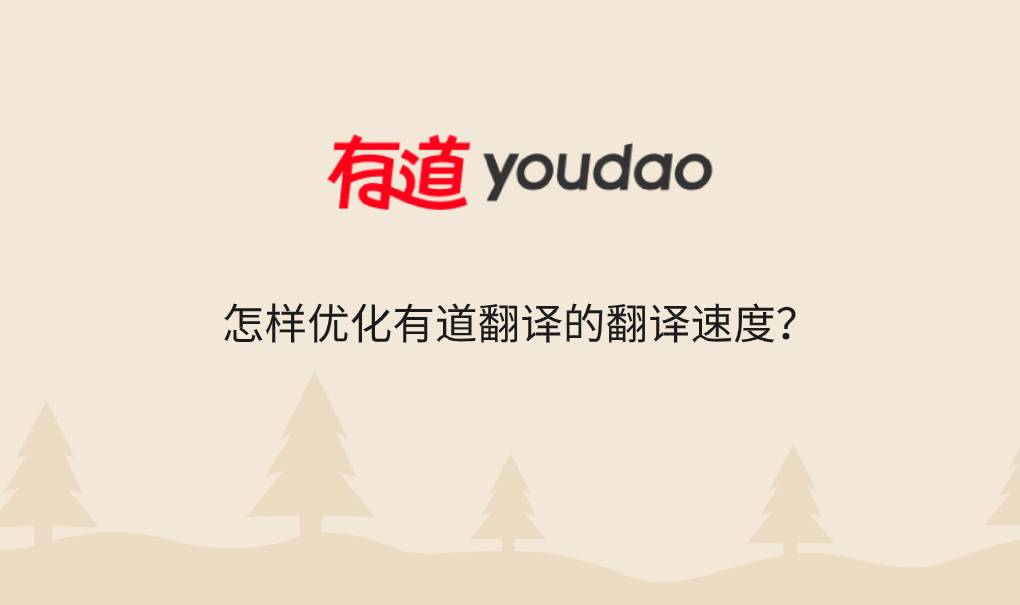 怎样优化有道翻译的翻译速度？